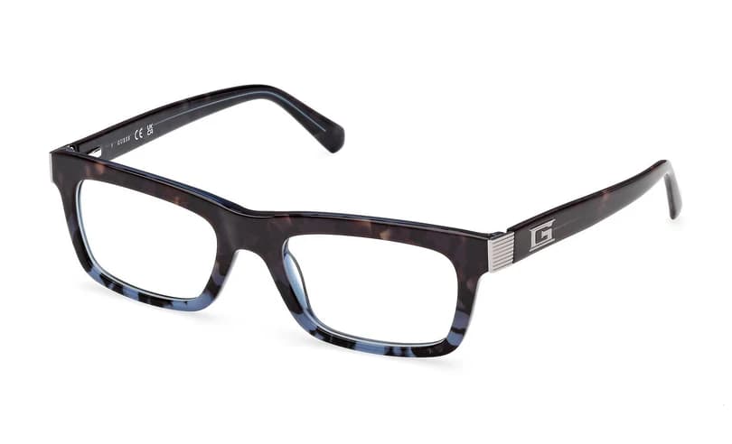 Guess GU50242 092 Eyeglasses Blue 53mm Men
