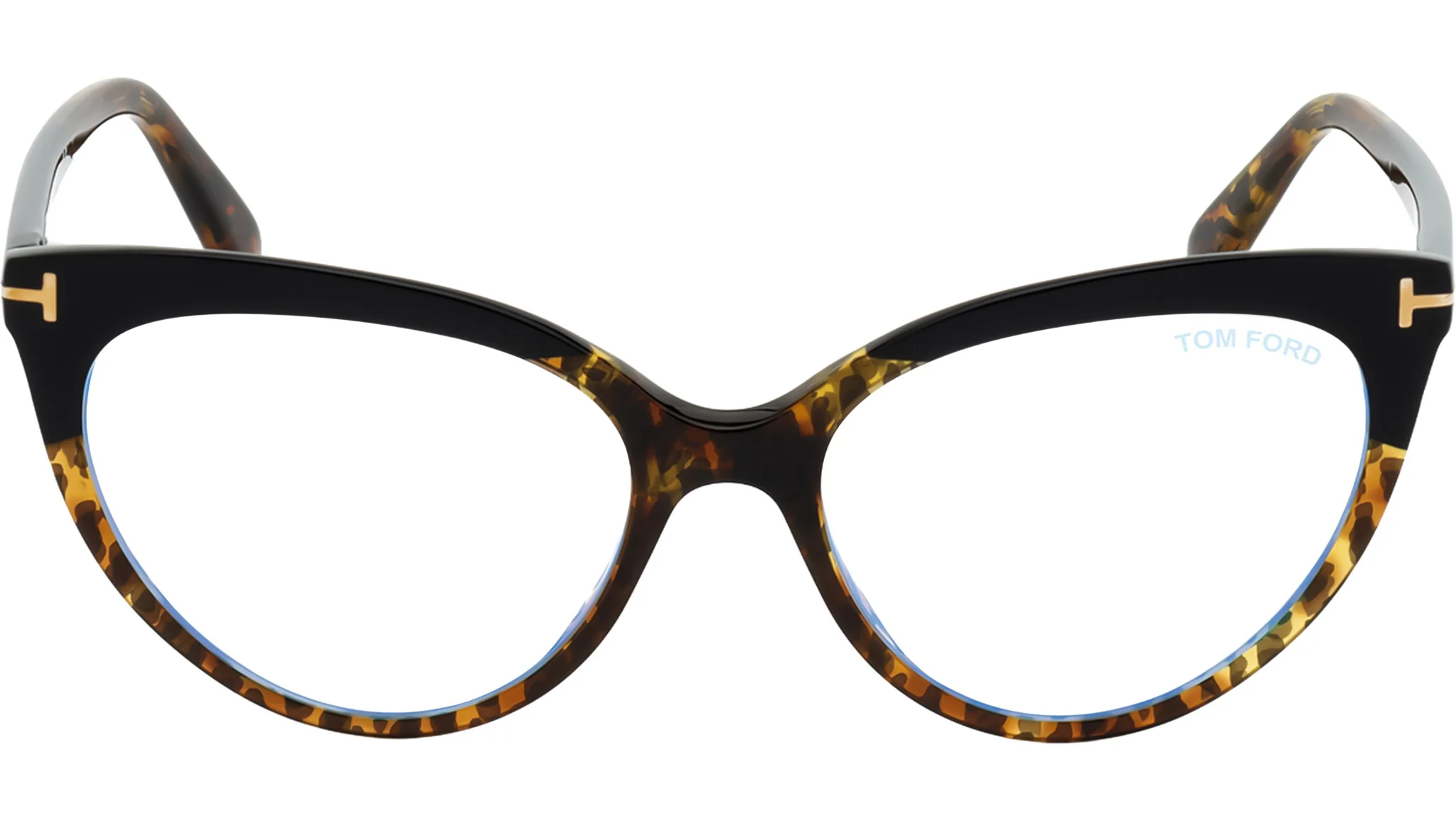 Tom Ford FT5674B 005 Eyeglasses Shiny Black 54mm Women