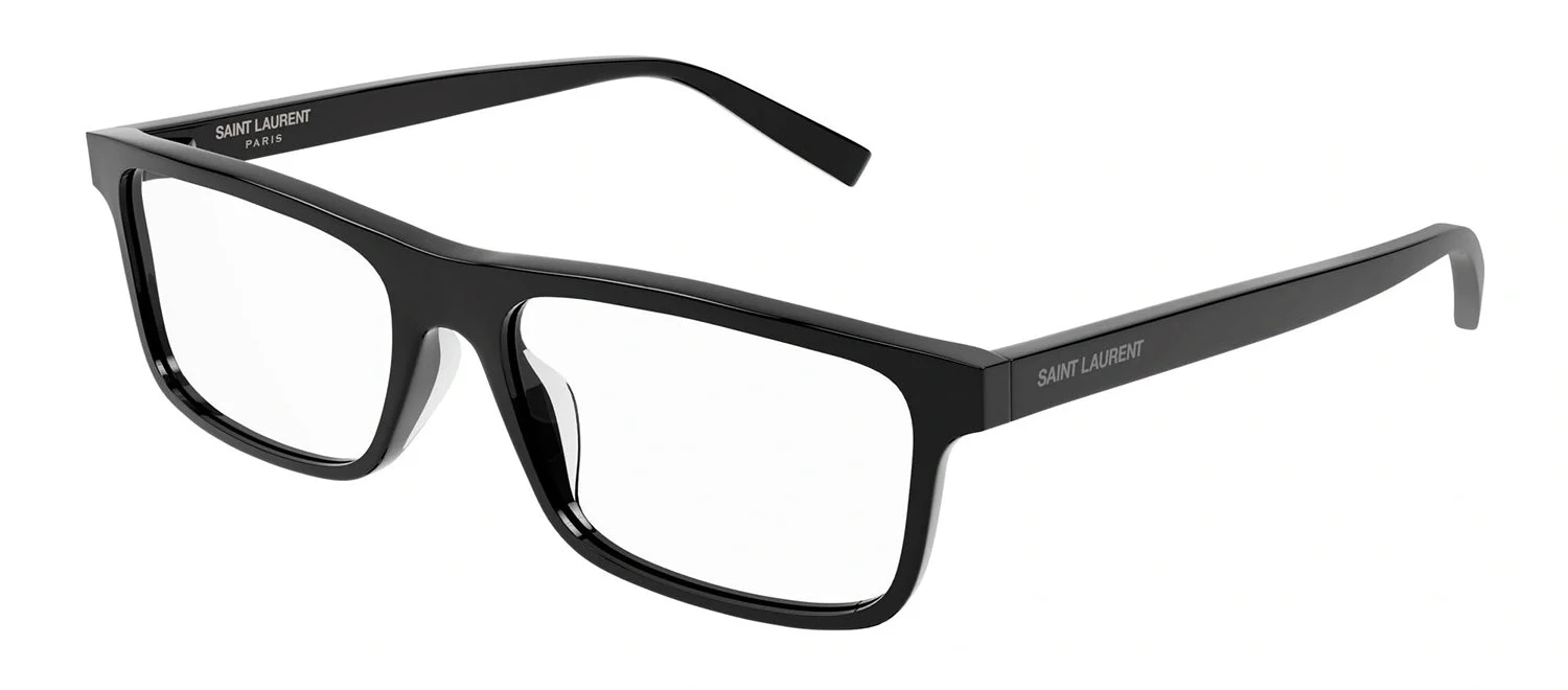 Saint Laurent SL 483 001 Eyeglasses Black 55mm Men