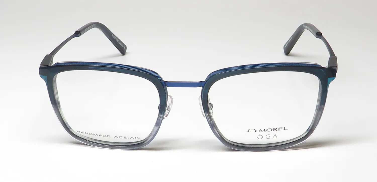 Morel Oga 10173o bg11 Eyeglasses Blue 55mm 3