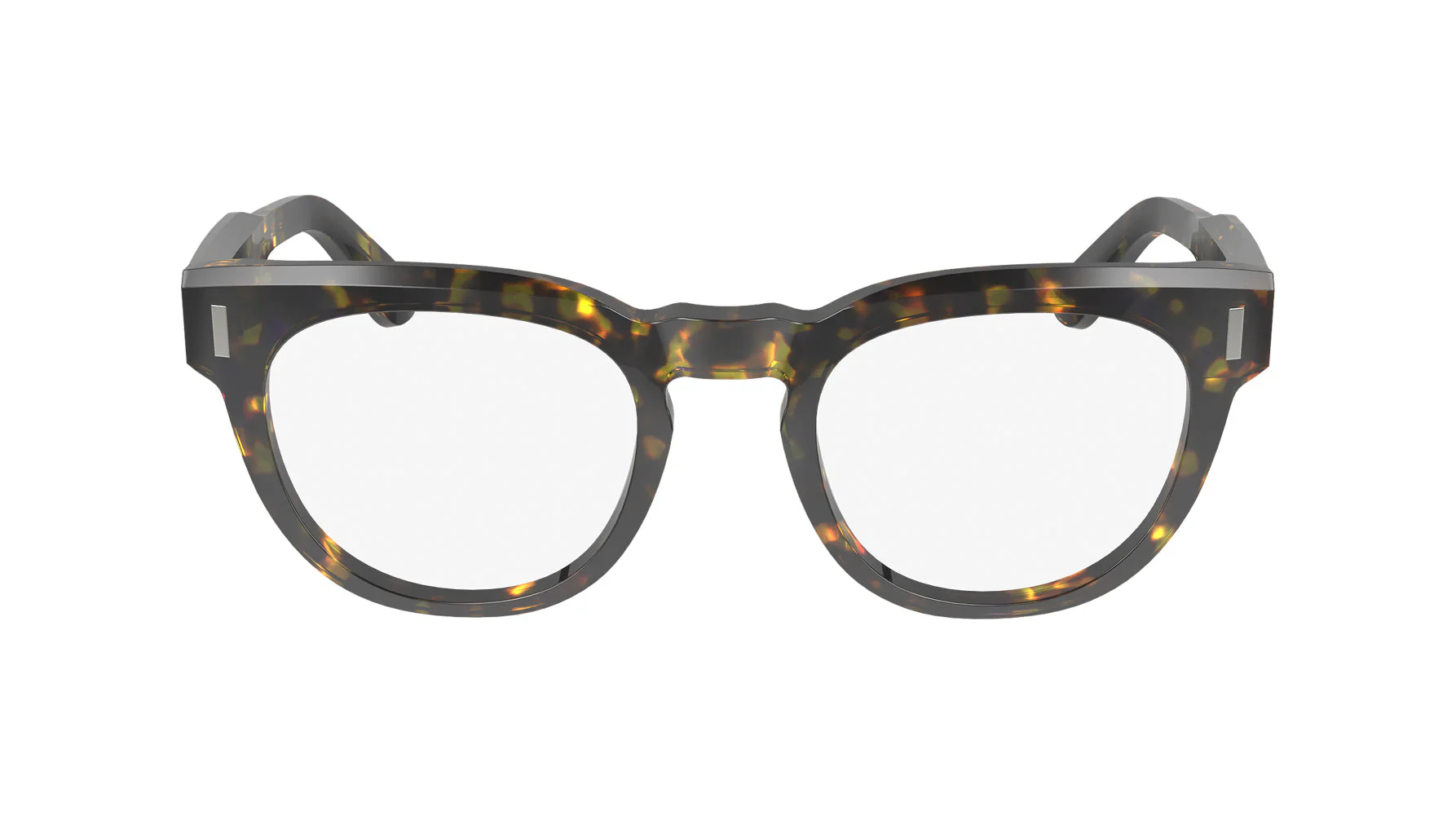 Calvin Klein CK23542 218 Eyeglasses Brown Blue Havana 49mm Unisex 2