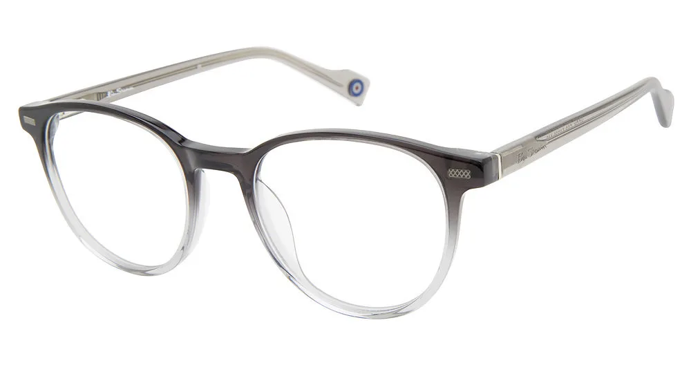 Ben Sherman York Eyeglasses Grey Crystal 51mm Men