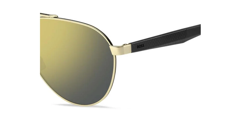 HUGO BOSS 1485/S 0RHL Sunglasses Gold Black 60mm Men 4