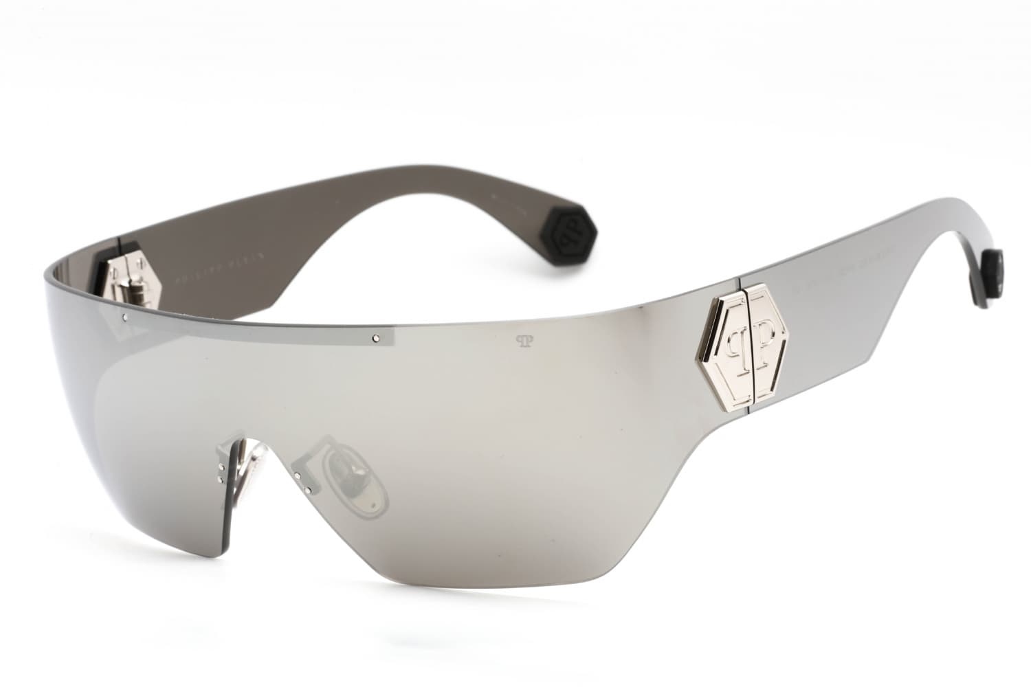 Philipp Plein SPP029M 579X Sunglasses Shiny Palladium 99mm Women