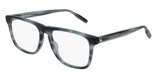 Montblanc MB0014O 004 MB0014O Eyeglasses Blue 55mm Men