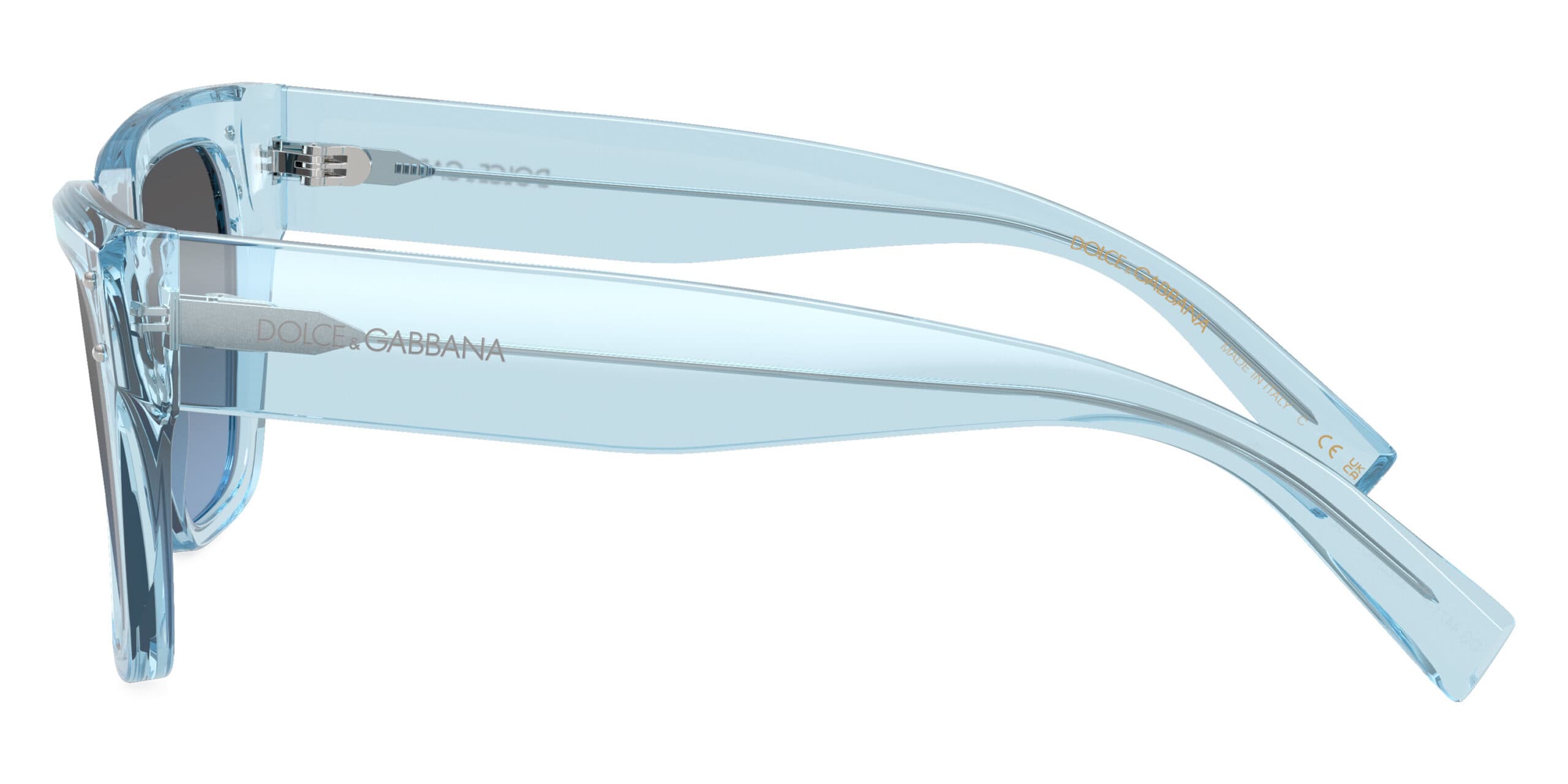 Dolce & Gabbana DG4471F 33227C Sunglasses Transparent Blue 52mm Women 3