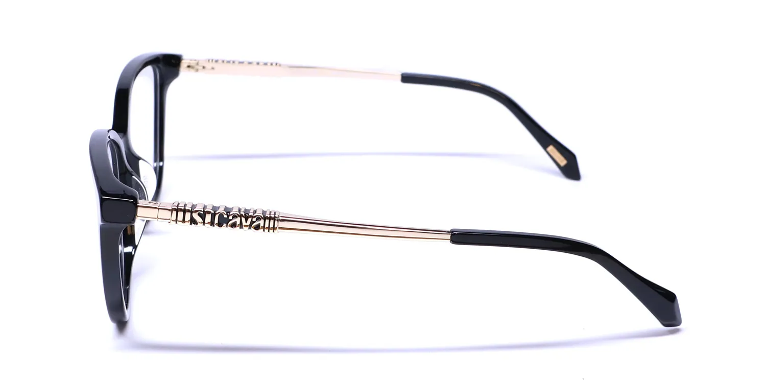 Just Cavalli Vjc008 0700 Eyeglasses Black 54mm 4
