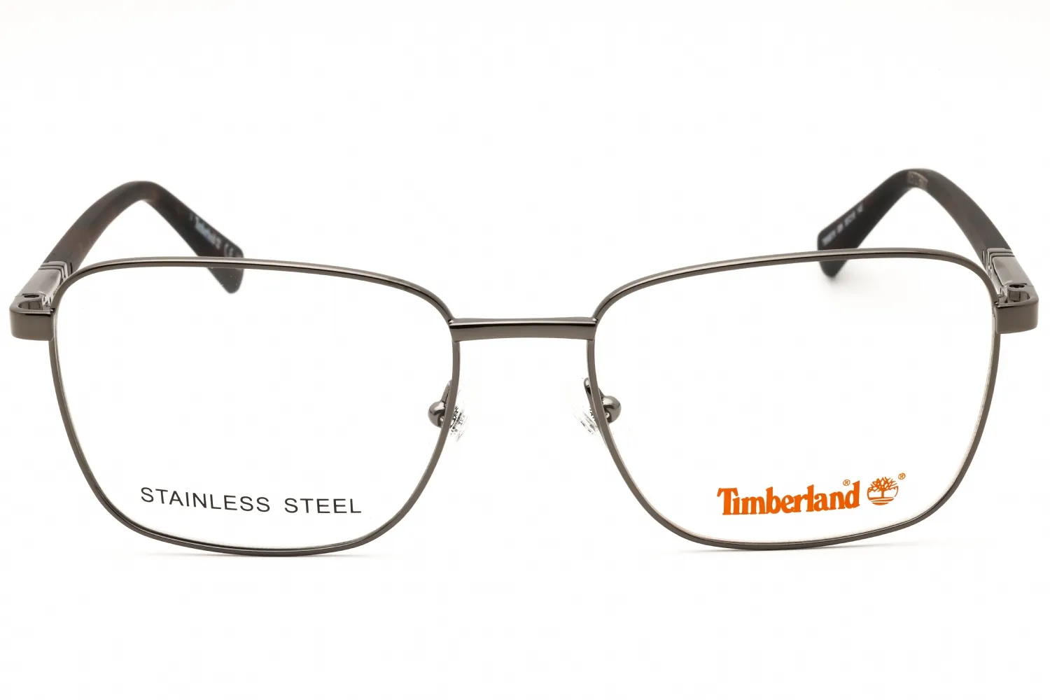Timberland TB50019 006 Eyeglasses Shiny Dark Nickeltin 55mm Men 2