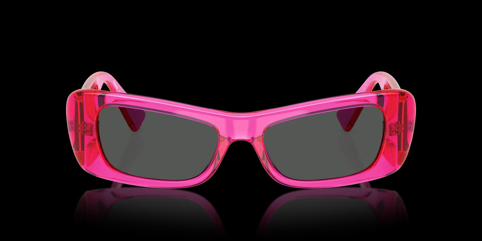 Versace 0VE4481 543487 Sunglasses Fuchsia Fluo Transparent 54mm Women 2