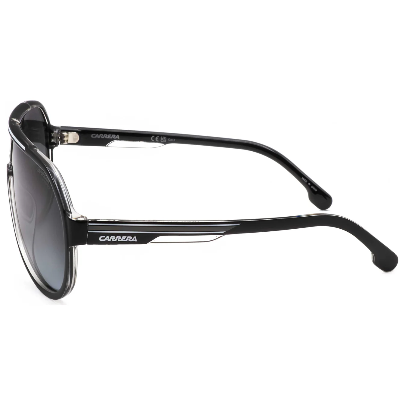 Carrera 1057/S 080S Sunglasses Black White 64mm Men 3