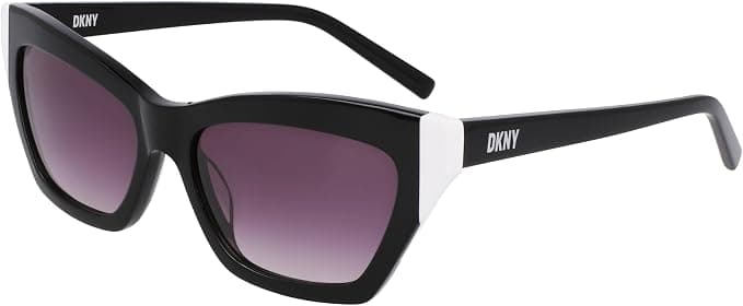 DKNY DK547S 001 Sunglasses Black 55mm Women