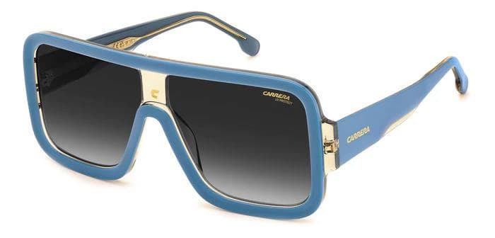 Carrera FLAGLAB 14 0YRQ Sunglasses Blue Beige 62mm Women