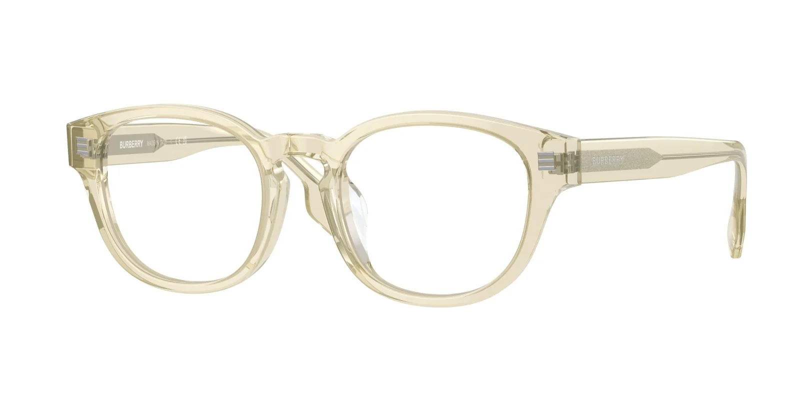 Burberry 0BE2382D 3852 Eyeglasses Transparent Yellow 49mm Women