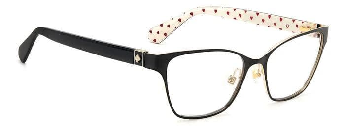 Kate Spade IVIE 0RHL Eyeglasses Gold Black 52mm Women 3