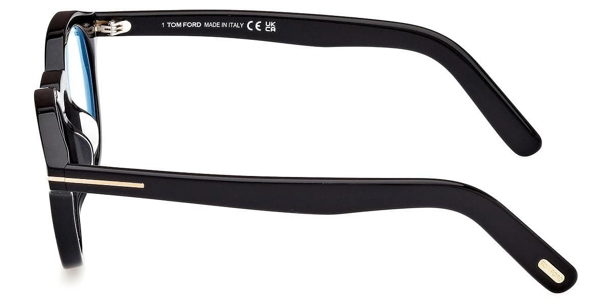 Tom Ford FT5931D-B 001 Eyeglasses Shiny Black 49mm Men 3