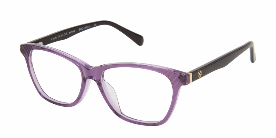 Ann Taylor ATP821 C03 Eyeglasses Translucent Plm 50mm Women
