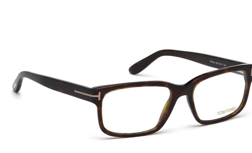 Tom Ford FT5313 052 Eyeglasses Dark Havana 55mm Men 4