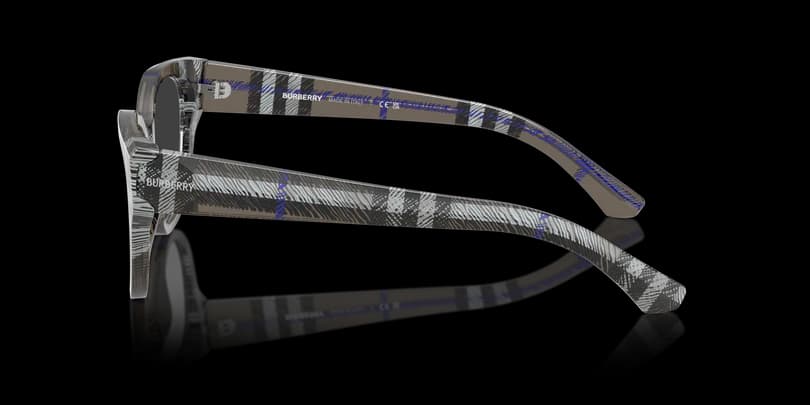 Burberry 0BE2421F 4147 Eyeglasses Checkered Lichen Grey 53mm Women 3