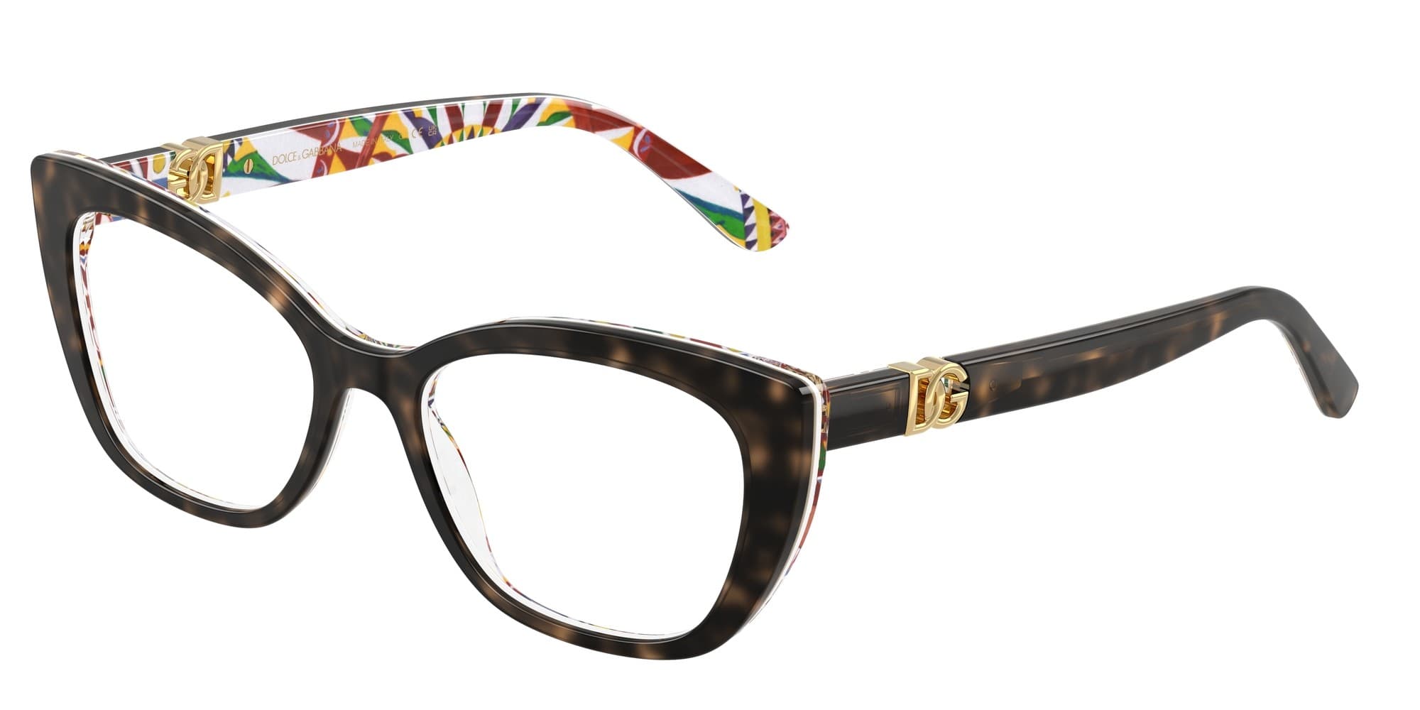 Dolce&Gabbana DG3398 3217 Eyeglasses Multicolor 52mm Women