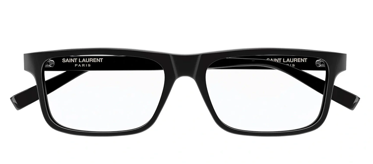 Saint Laurent SL 483 001 Eyeglasses Black 55mm Men 2