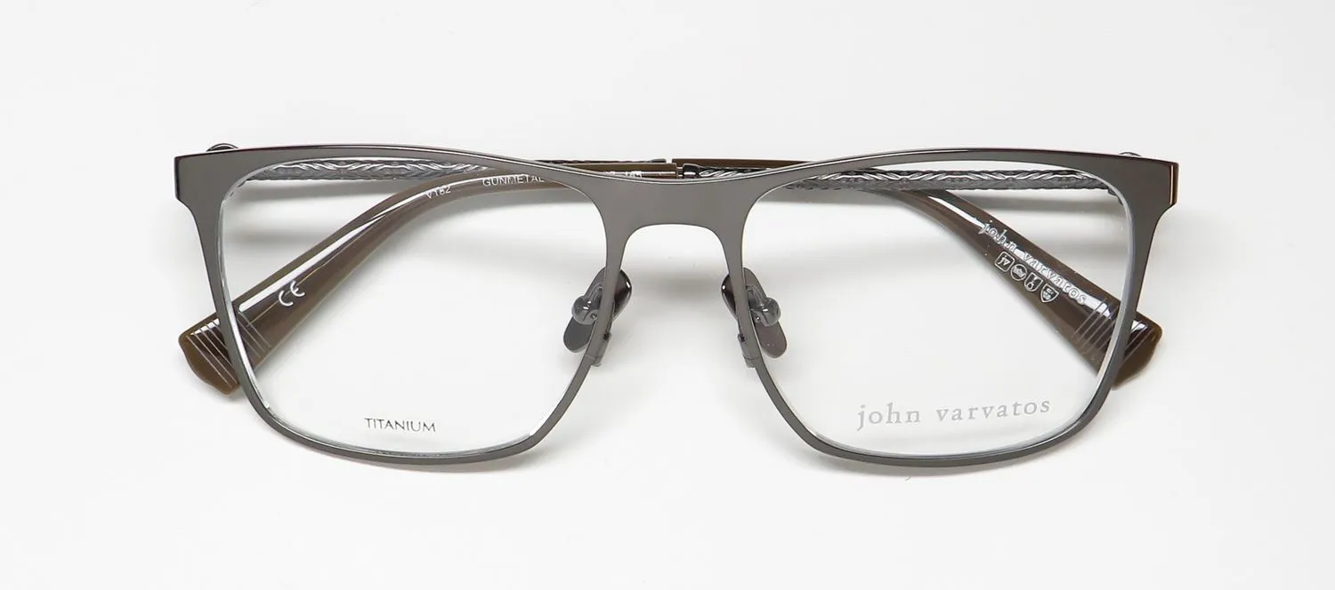 John Varvatos V182 gunmetal Eyeglasses Gunmetal 55mm 2