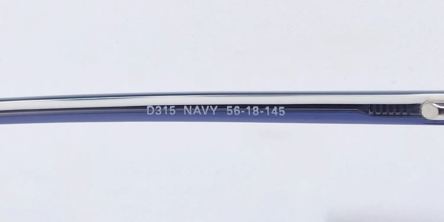 Lucky Brand D315 navy Eyeglasses Navy 56mm Unisex 8