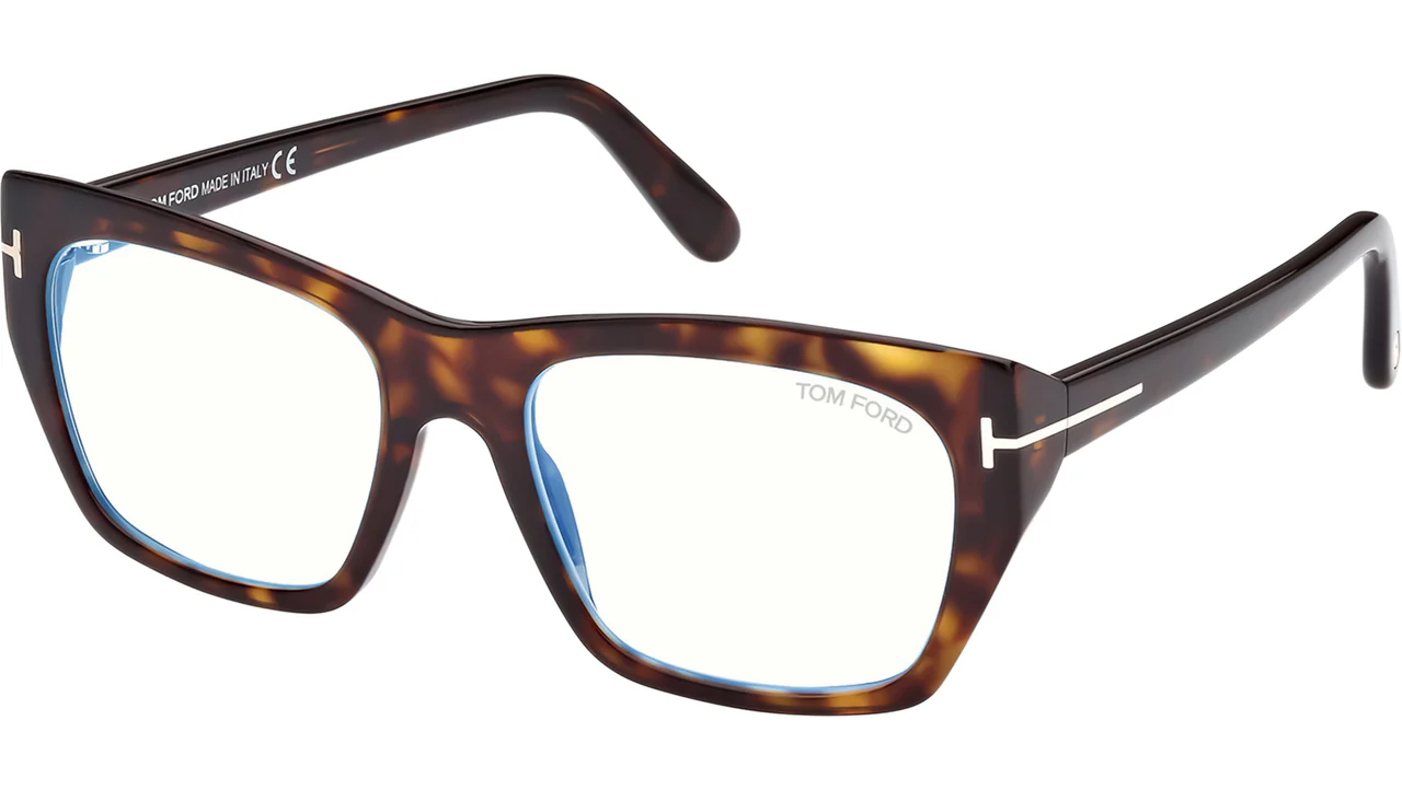 Tom Ford TF5846B ECO  052 Eyeglasses Brown 53mm Men