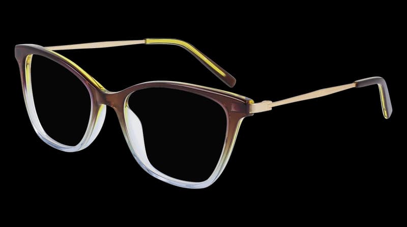 DKNY DK7010 343 Eyeglasses Crystal Moss 53mm Women