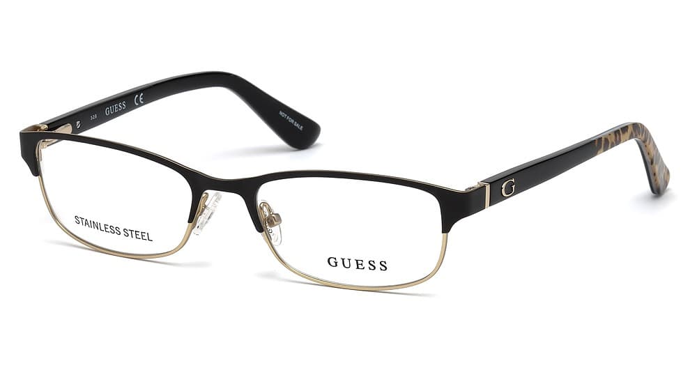 Guess GU2614 002 Eyeglasses Matte Black 52mm Women