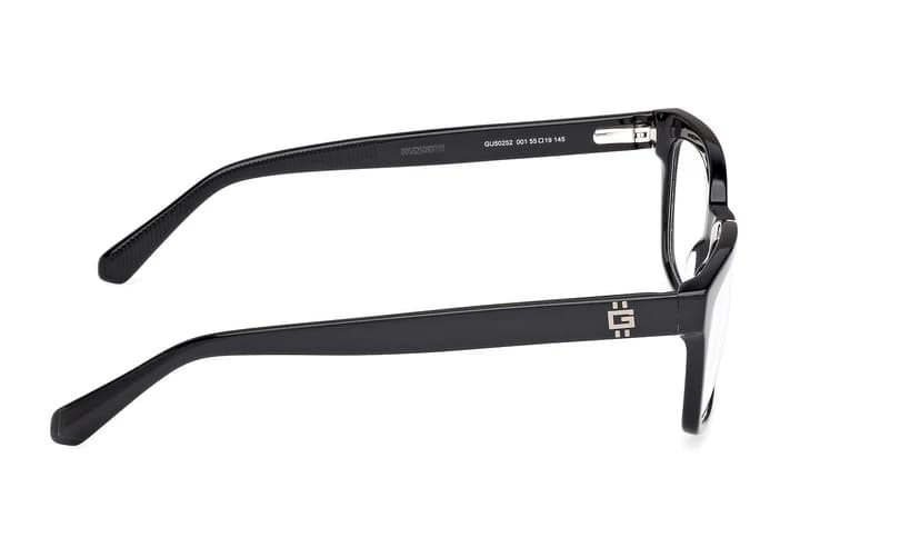 Guess GU50252 001 Eyeglasses Shiny Black 55mm Men 5