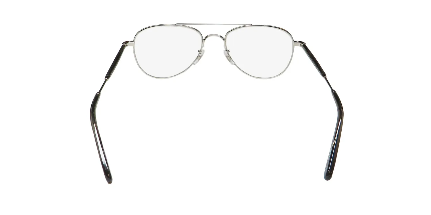 Garrett Leight Linnie Blue Light Technology sv-gcr Eyeglasses Silver 51mm Unisex 5