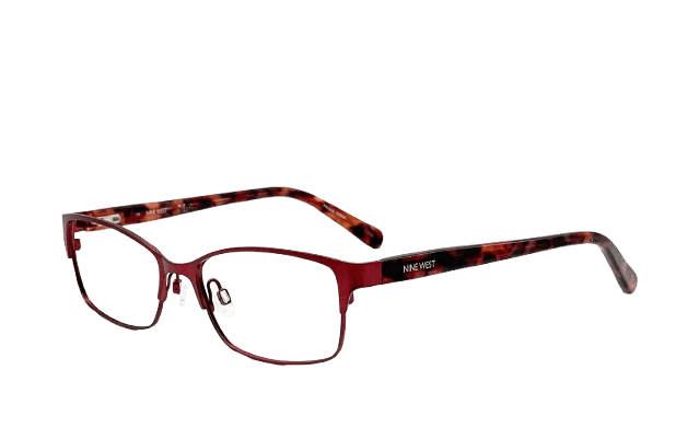 Nine West NW8019 650 Eyeglasses Red Tortoise 54mm Women