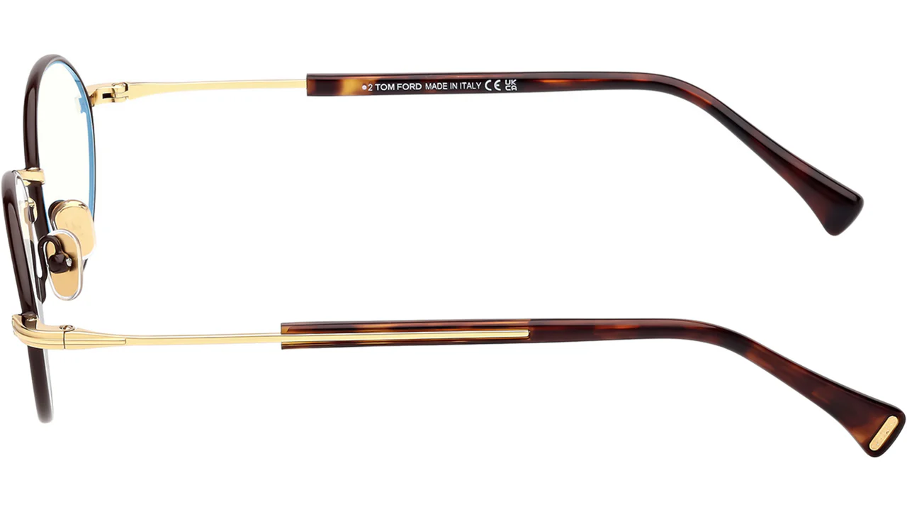 Tom Ford FT5973B 050 Eyeglasses Dark Brown 49mm Men 4