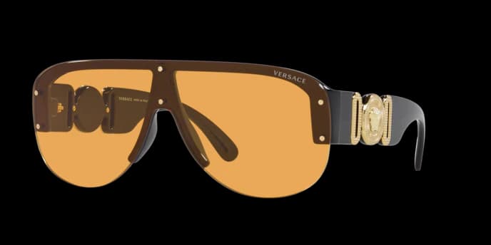 Versace 0VE4391 GB1/7 Sunglasses Black 48mm Men
