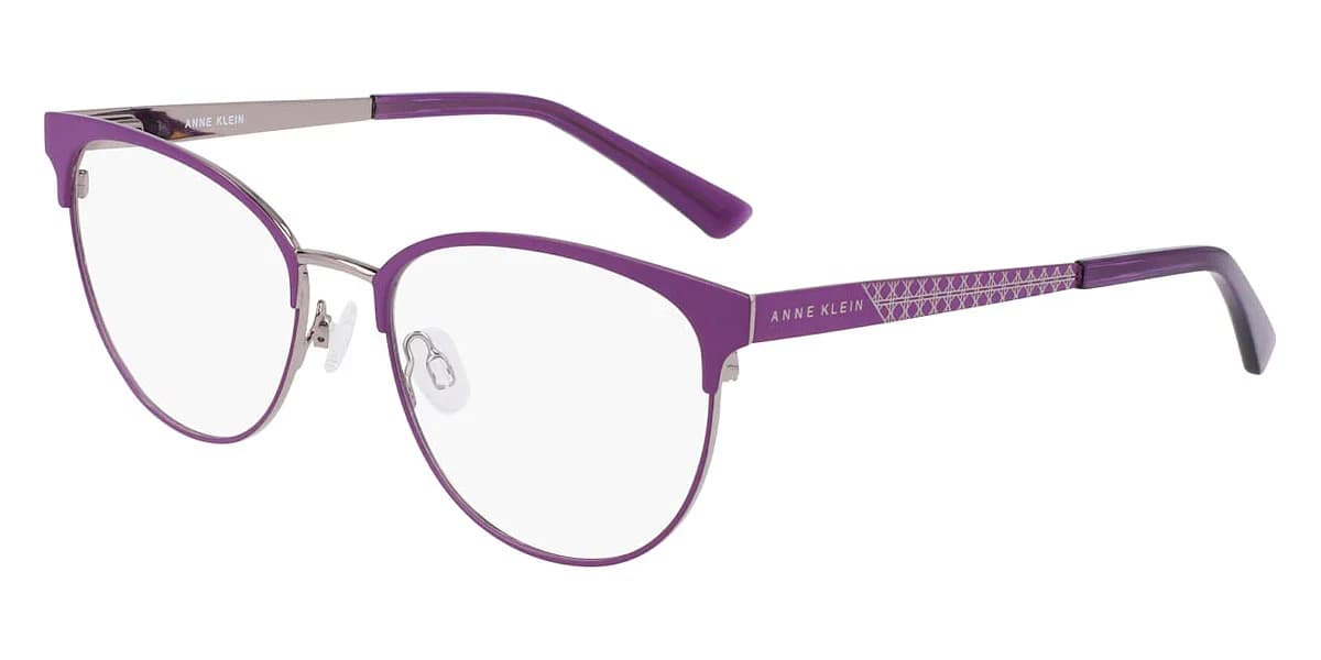 Anne Klein AK5110 501 Eyeglasses Plum 53mm Women