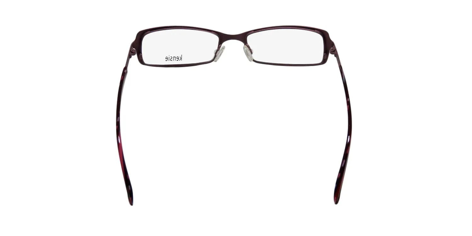 Kensie Exploration pu Eyeglasses Matte Purple With Glitter 52mm 5