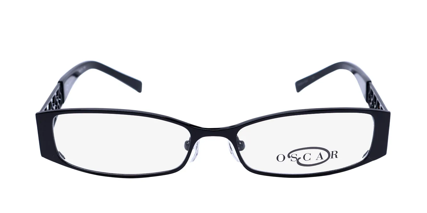 Oscar de la Renta Osl 714 001 Eyeglasses Shiny Black 52mm 3