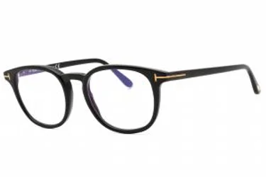 Tom Ford FT5819-B 001 Eyeglasses Shiny Black 52mm