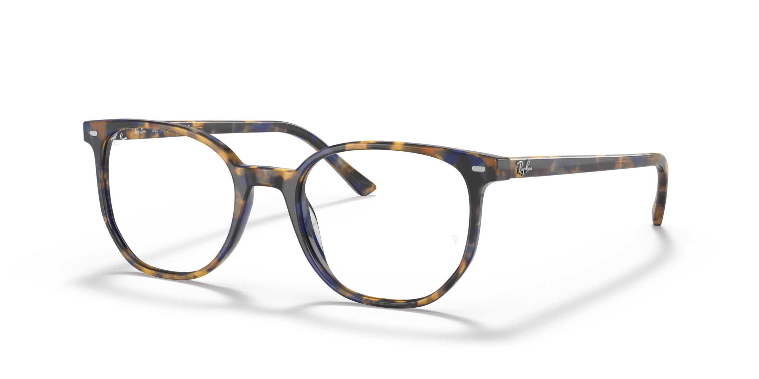 Ray-Ban RB5397 Elliot 8174 Eyeglasses Yellow Blue Havana 50mm Unisex