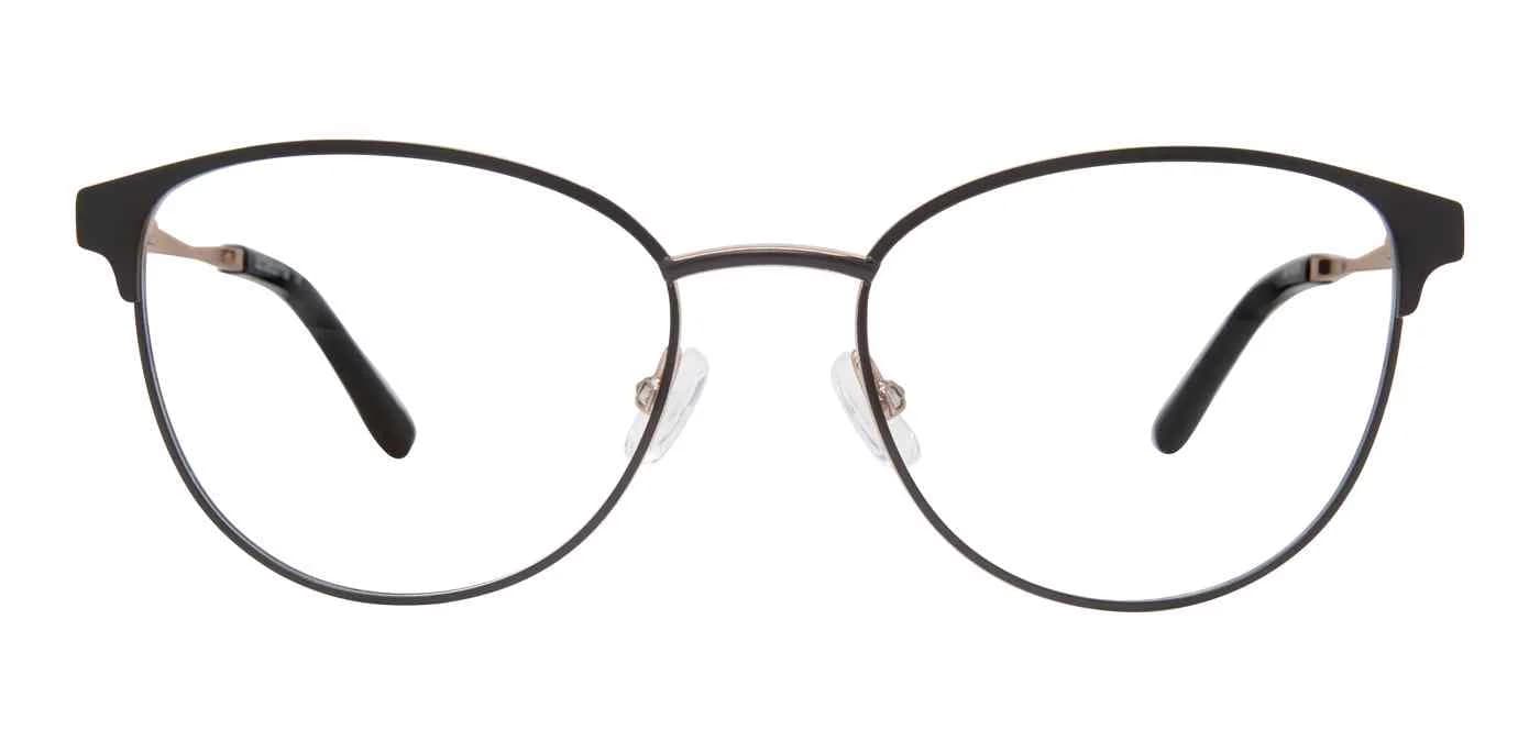 Liz Claiborne L 462 0003 Eyeglasses Matte Black 50mm Women 2