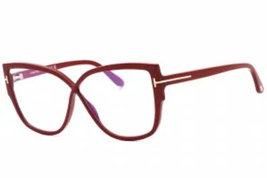 Tom Ford FT5828-B 066 Eyeglasses Shiny Red 60mm