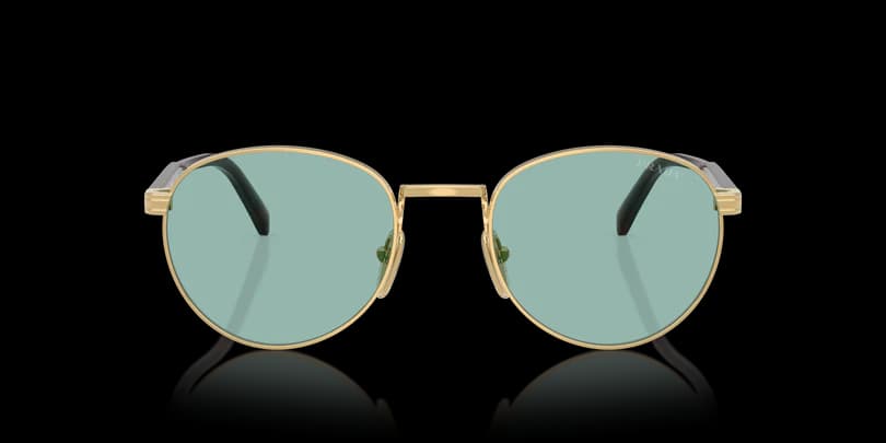 Prada 0PR B51S 5AK40K Sunglasses Gold 53mm Unisex 2