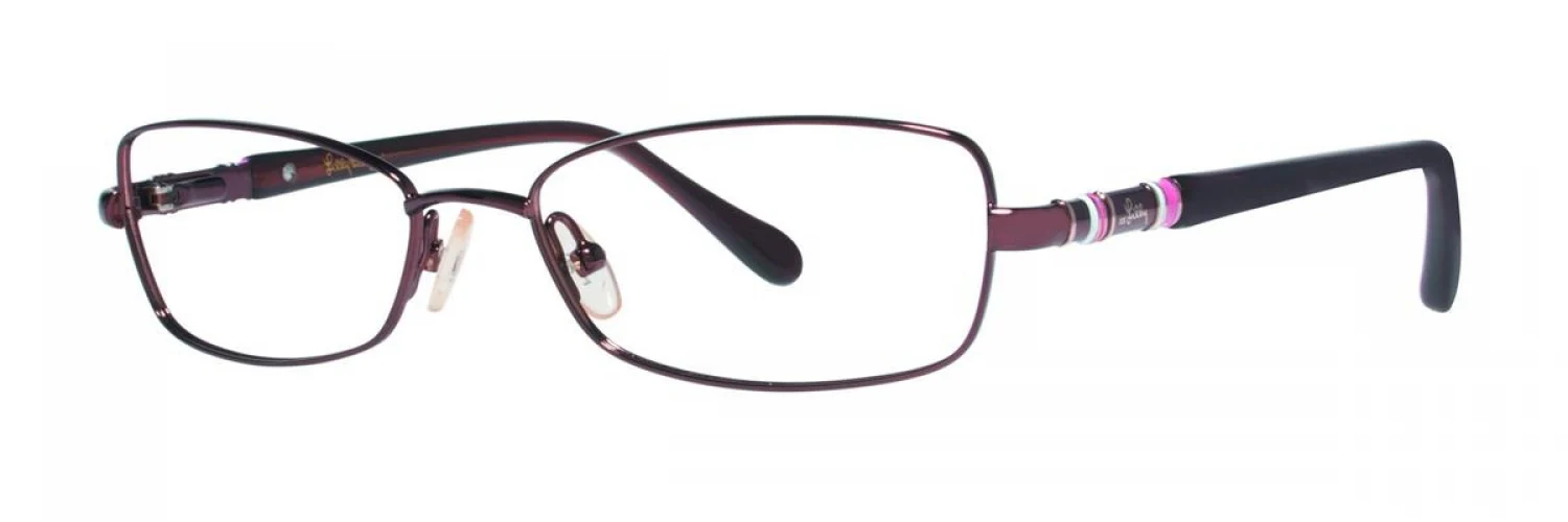 Lilly Pulitzer Maybell Eyeglasses Brown 53mm Women
