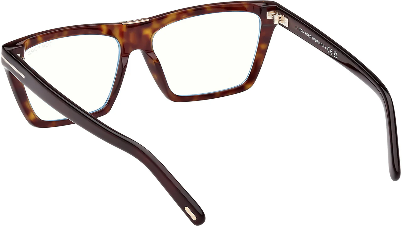 Tom Ford FT5912B 052 Eyeglasses Dark Havana 57mm Women 3