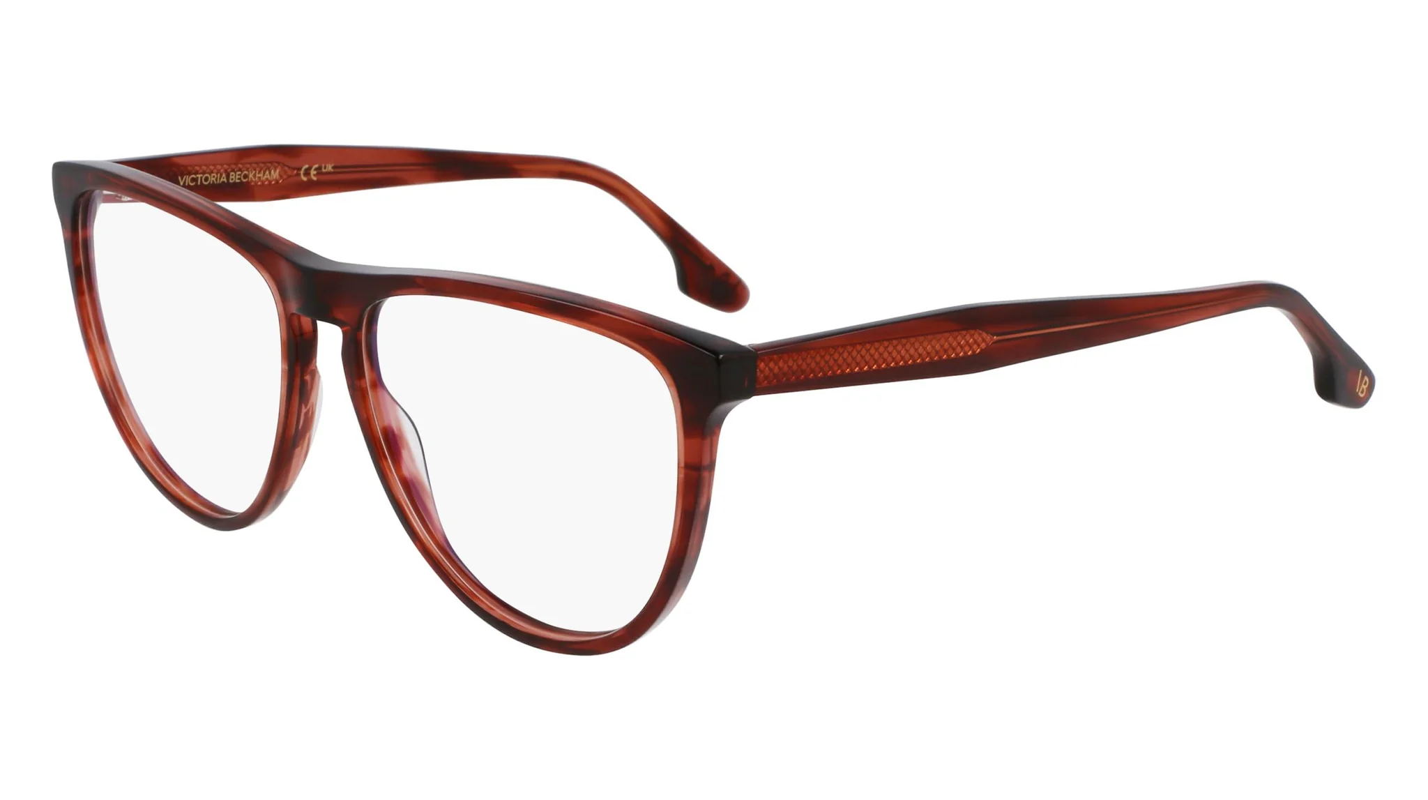 Victoria Beckham VB2672 618 Eyeglasses Striped Red 56mm Women
