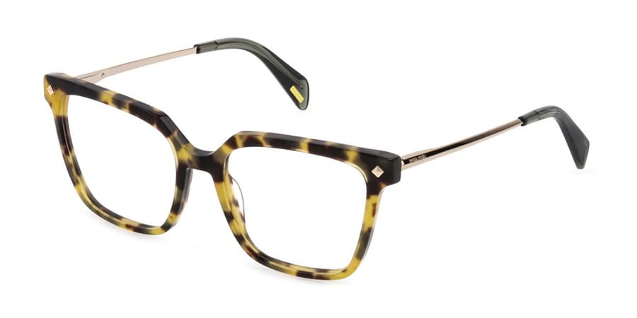Police VPLD26 0777 Eyeglasses Light Tortoise 52mm Women