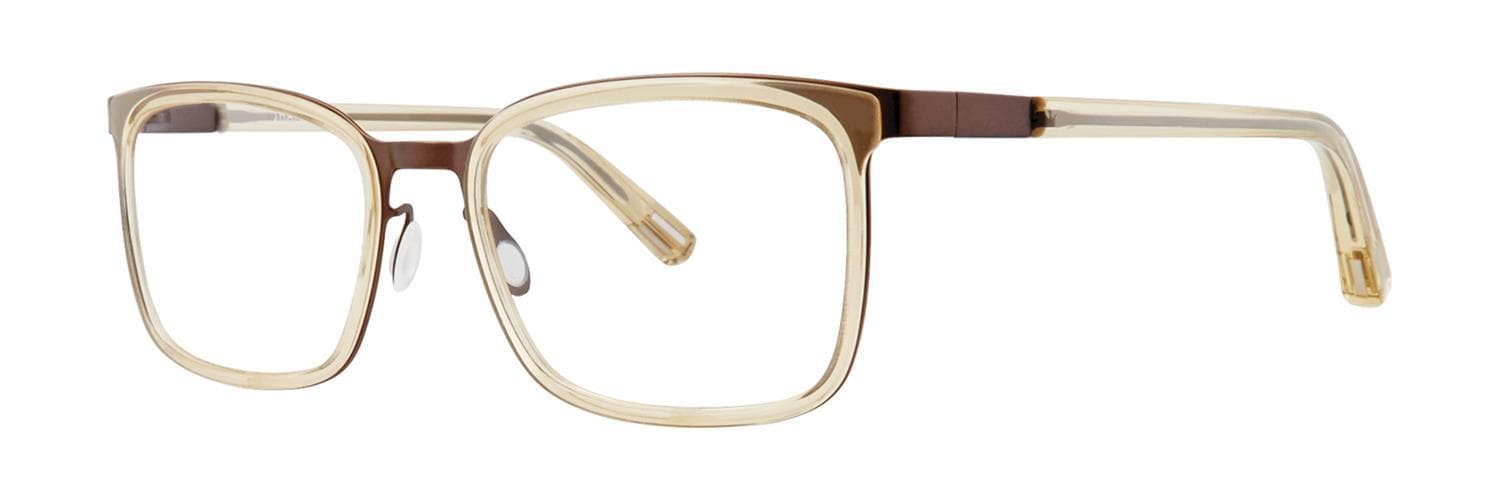 Jhane Barnes Nonzero Eyeglasses Brown 55mm Men
