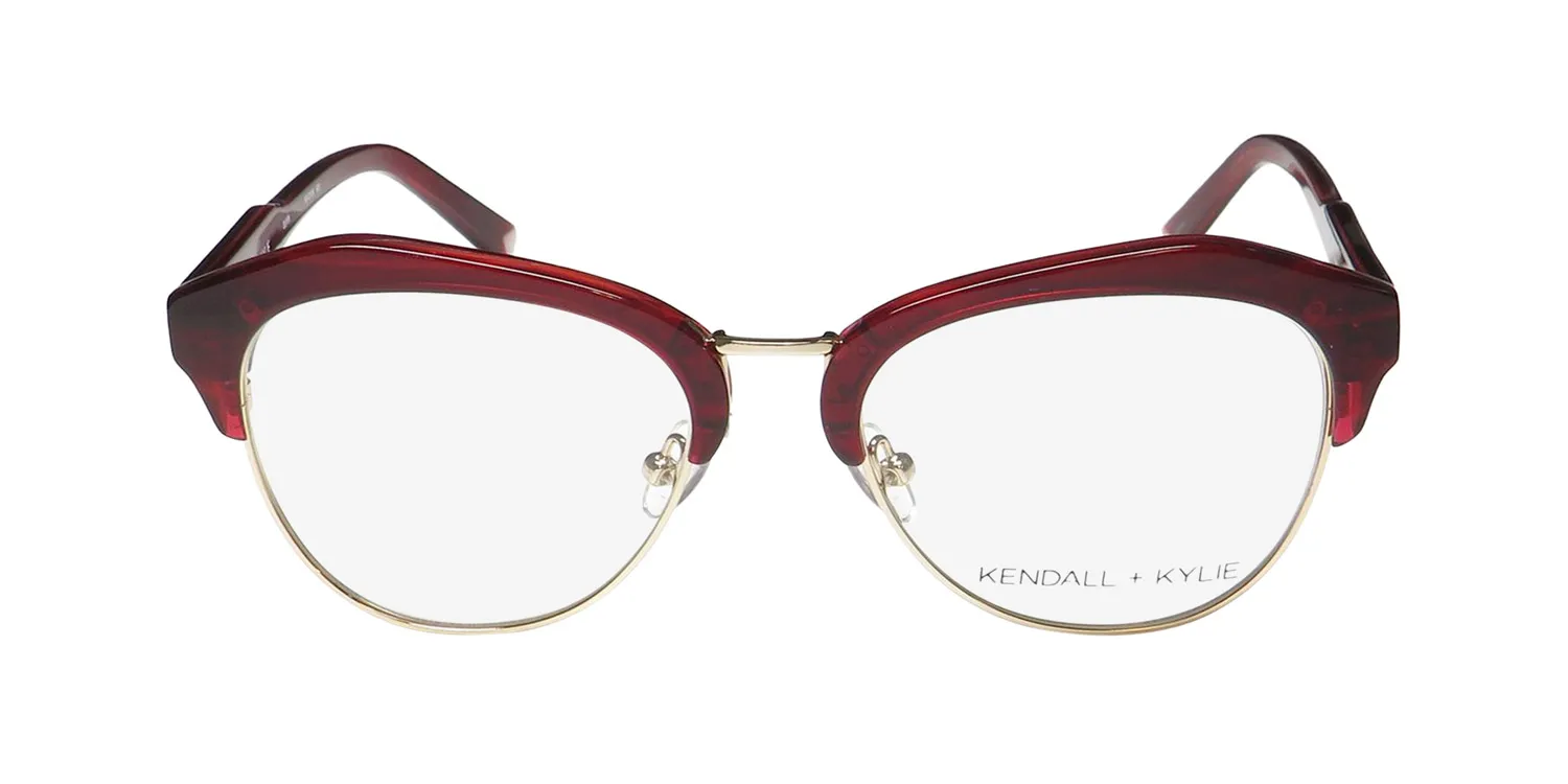 Kendall + Kylie Kko108 Olivia 605 Eyeglasses Burgundy 52mm 3