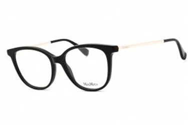 Max Mara MM5008 001 Eyeglasses Shiny Black 52mm
