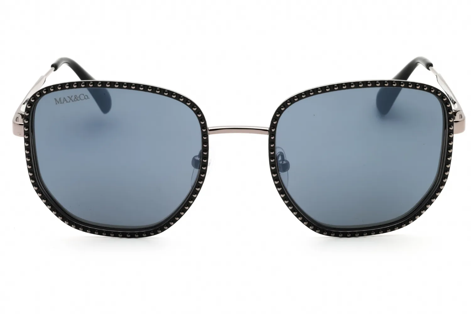 Max & Co MO0091 01A Sunglasses Shiny Black 52mm Women 2